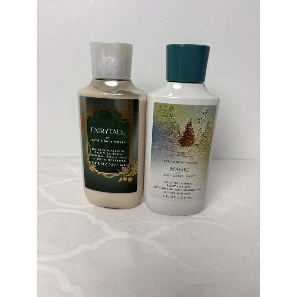 2 Lot Bath & Body Works Fairytale And Magic In The Air In The Air Body Lotion